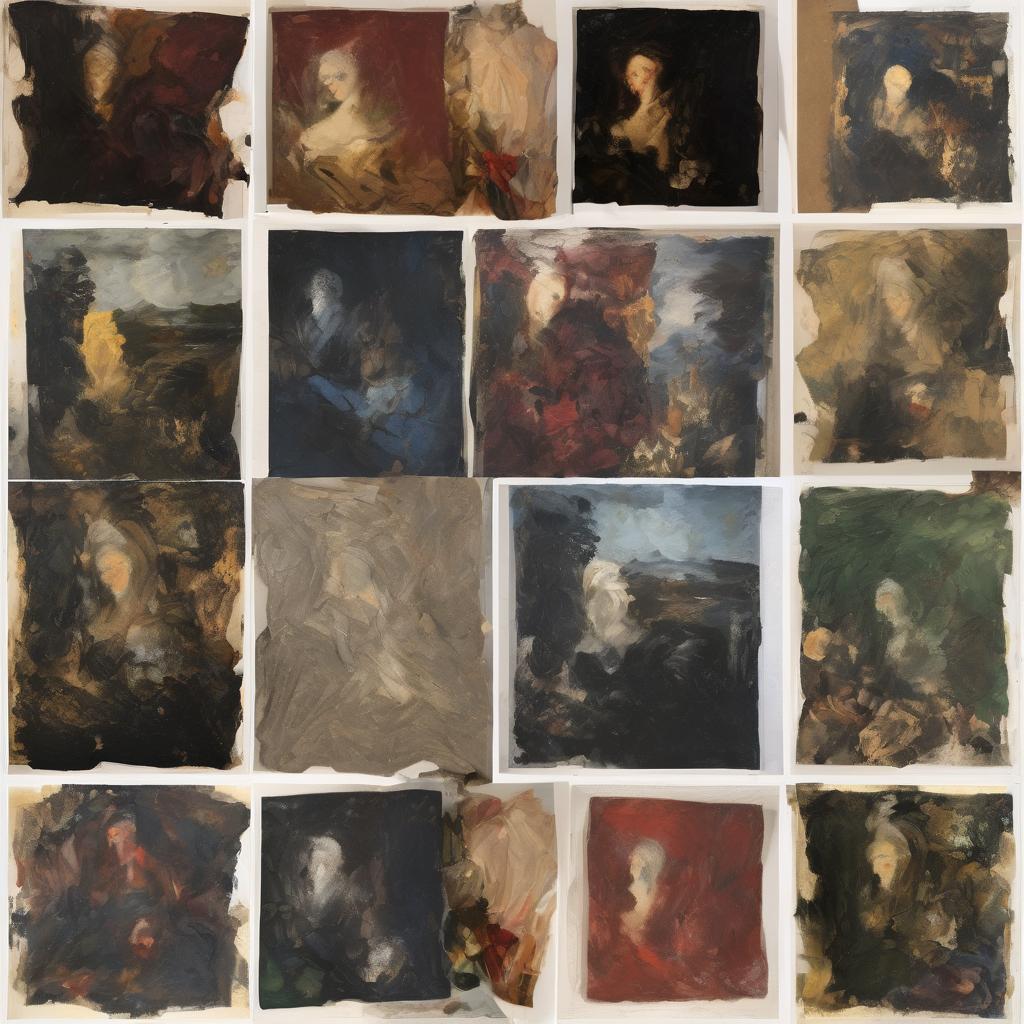 Η εξέλιξη του ύφους και των τεχνικών του καλλιτέχνη